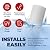 High-Performance 1 Micron 20 x 4.5 Whole House Sediment Filter Cartridge 20 inch Water Filter Replacement Compatible with DGD-2501-20, FP25B, AP810-2, Made in USA, 4-Pack