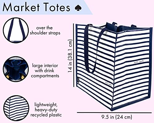 Kate-Spade-New-York-Reusable-Shopping-Bag-Grocery-Tote-with-Shoulder-Straps-Large-Collapsible-Tote