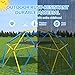 Climbing Dome,10 FT Dome Climber with Hammock and Swing Outdoor and Indoor Anti-Rust Metal Jungle Gym For Backyard Play Equipment Geometric Dome Toddler Climbing Toys Great Gift for Kids Aged 3 to 8