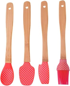 Bambum Bolly 4 Par a Spatula Seti K k