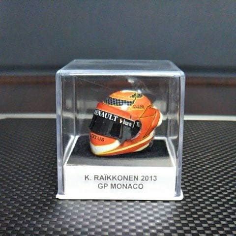 JFC F1 ヘルメット キミ・ライコネン 2013モナコGP 1/12 1/12 J.F.C K.ライコネン 2013 モナコGP ヘルメット JFC F1