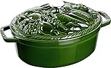 Staub Vegetable Cocotte, Basil, 4.25 qt. - Basil