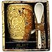 Klimt Mug L'Albero della Vita Cucchiaio Imballo Singolo, Ceramica, Multicolore, 1 unità (Confezione da 1)