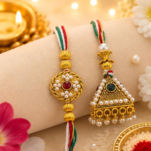 Image of The Purple Tree Designer Bhaiya Bhabhi Rakhis