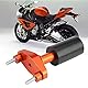 VOBOR Rahmenschieber AntiCrash,Motorrad Achsen Sturzpads Motorrad CNC Sturzpads for KTM Duke 125 200 390 12-15