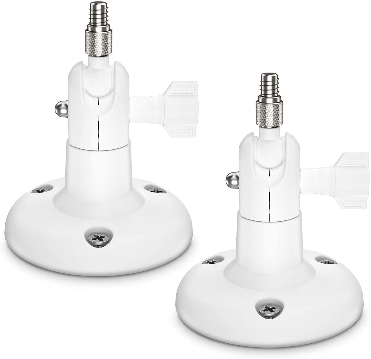 HOLACAAdjustment Wall Mount Holder Compatible With Google Nest Cam Batterry & Other Compatible Models ，1/4" Screw Camera Wall Mounts