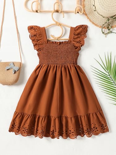 VARMILO Girls Dress Casual Tutu Adjustable Waist Princess Party Dress for Everyday Play, Birthday and School Events2