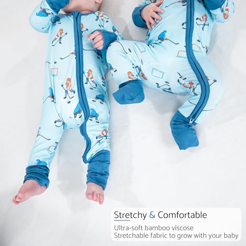 LollyBanks Baby Pajamas, Baby Romper 95% Bamboo Viscose and 5% Spandex3