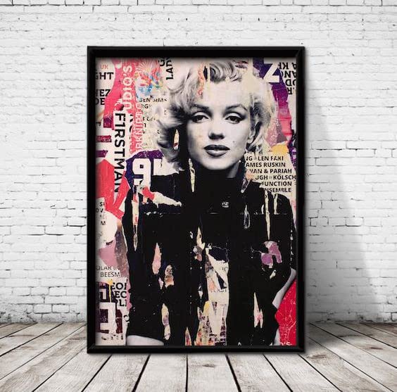 マリリンモンローポスター、額縁入り Amazon.co.jp: アートポスター642 マリリンモンロー 額縁付き