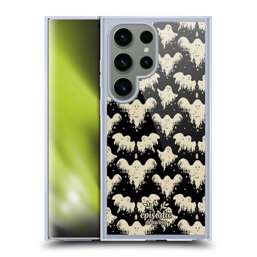 Coque Gel Galaxy S24 Ultra MagSafe Dessin Fantôme Halloween