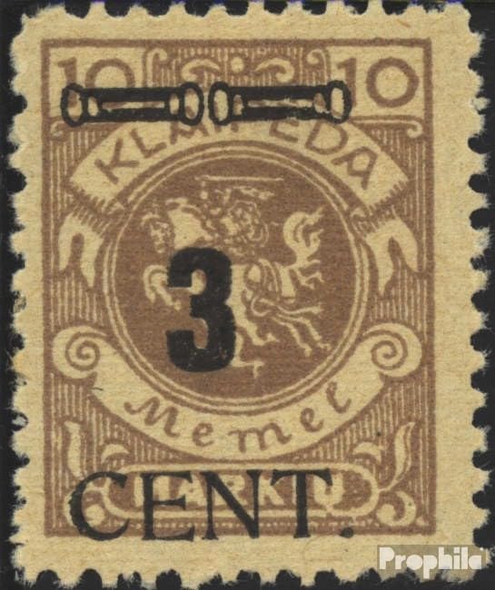 Memelgebiet 186 Tested unmounted Mint/Never hinged ** MNH 1923 Supplementary Issue (Stamps for Collectors)