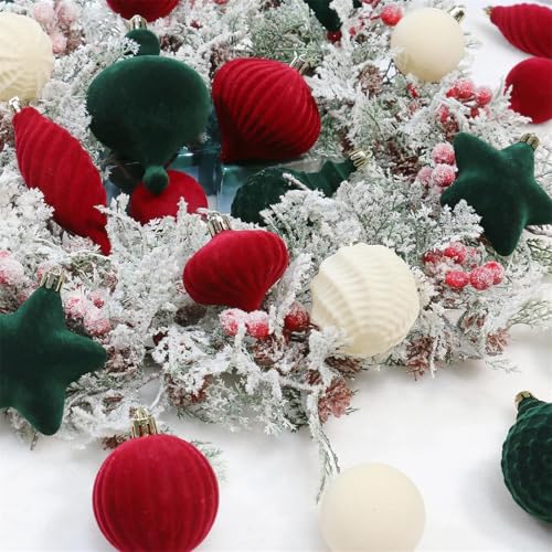 Décorations de Noël Velutinous en plastique solide au design premium unique - 6