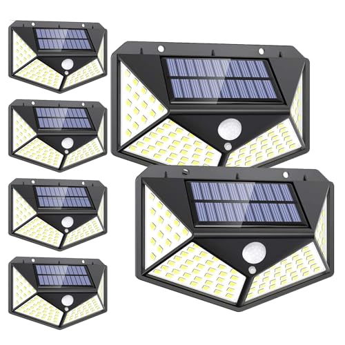 Batoneソーラーセンサーライト光＆人感センサー 防犯 3つ点灯モード 太陽光発電 IP65防水 自動 6個点灯/消灯 ガーデンライト 屋外ウォールライト ガーデン/玄関/駐車場/停電時適用 地震 津波 台風 防災対応