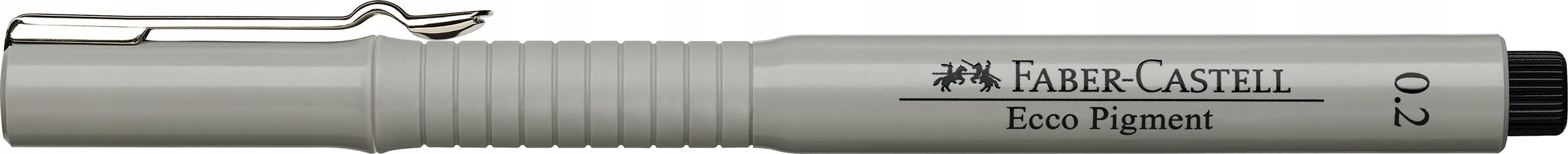 Faber-Castell Ecco Pigment Teknik Çizim Kalemi, 0.2 mm Uç, Işık ve Su Geçirmez Mürekkep, Cetvel ve Şablon Uyumlu