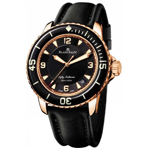 Blancpain Men's 5015.3630.52 Fifty Fathoms Gold Watch