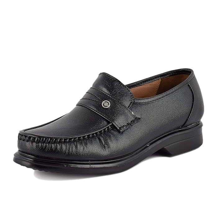 Leather Formal Shoes for Men Black-picture-39