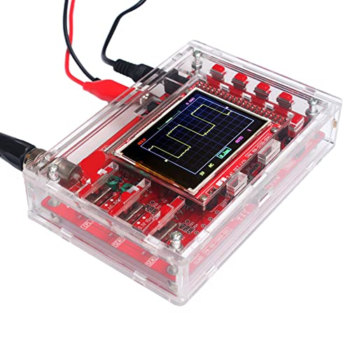 DSO138 デジタル オシロスコープ 完成品+シェル+USプラグ 自動、通常、およびワンショットのトリガー方法 瞬時波形を捉えやすい 電子学習セット