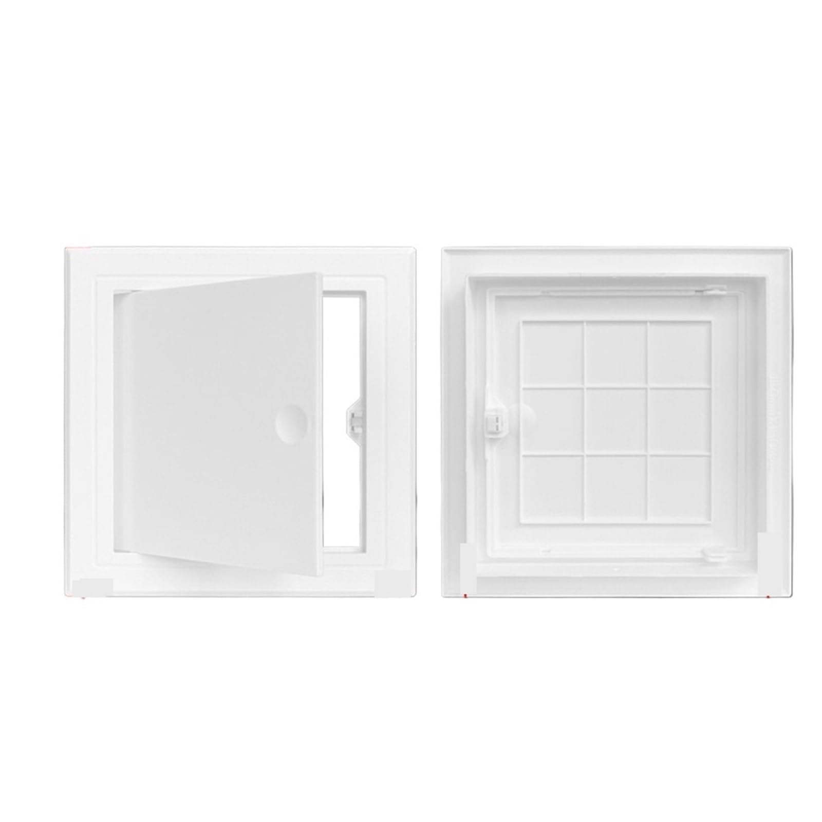 Dunsby 150X150 No Adhesive Access Panel Access Panel For Drywall Self Adhesive Door Press Type Plastic Inspection Cover Doors Wall Ceiling(150X150 No Adhesive)