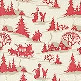Moda Fabrics A Christmas Carol Winter Villages - Snowflake - 44351-13 Fabric by The Yard