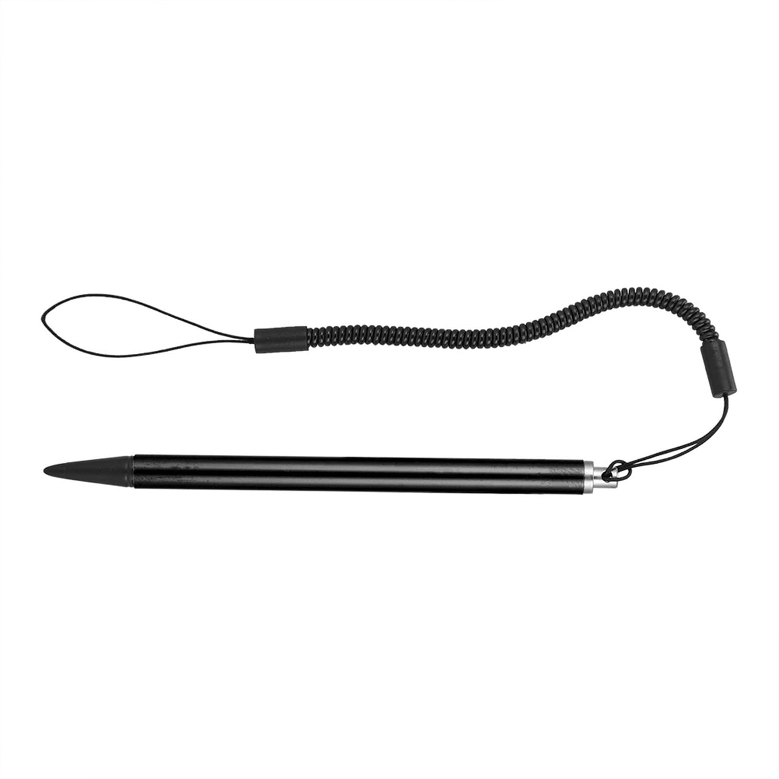 Cocoarm Lápiz Táctil para Pantalla con Cuerda de Resorte, Lápiz óptico Resistivo para PDA y Navegador, Ideal para Prevenir Arañazos y Escribir en Pantallas Táctiles (Black)