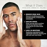 Brickell Men's Renewing Face Scrub for Men, Natural and Organic Deep Exfoliating Facial Scrub Formulated with Jojoba Beads, Coffee Extract and Pumice, 118 ml, Scented