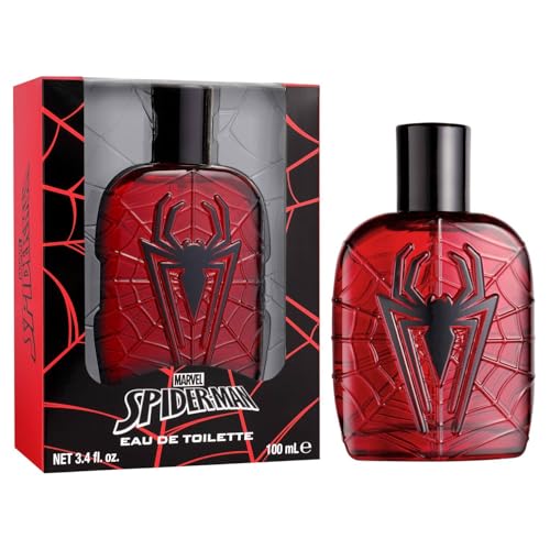 Marvel Spiderman Eau de Toilette Natural Perfume Spray, Vegan and Dermatologically tested EDT Spray for Teenager, 100ml