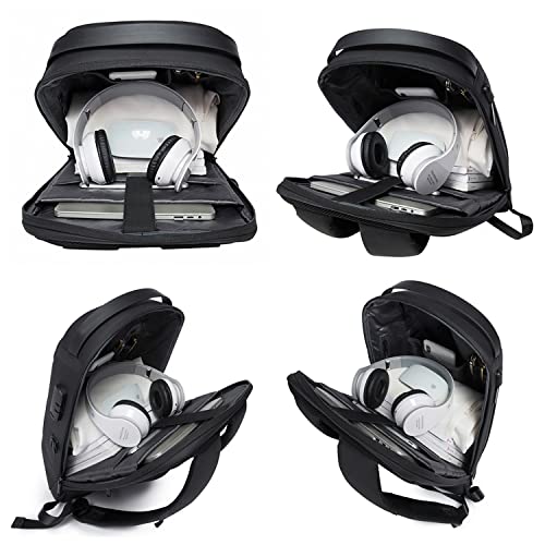 Image of THE CLOWNFISH Water Resistant Anti-Theft Unisex Travel Laptop Backpack with USB Charging and Password Number Lock