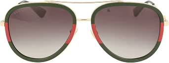 Gucci Pilot Urban Web Block Aviator Sunglasses