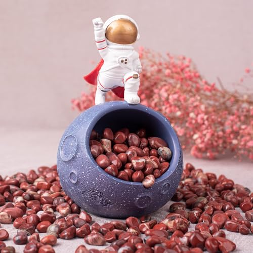 SigMntun Polished Red Jasper Stones Healing Crystal Bulk, 72 Pcs 1.2 cm - Handpicked Natural Tumbled Gemstones Rocks for Healing, Reiki, Meditation, Witchcraft and Home Decoration, 1.2cm by SigMntun - Image 5