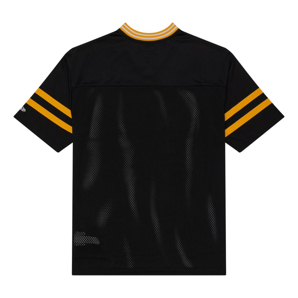 New Era Herren Nos NFL Mesh Tee Pitste Blk T-Shirt (1er Pack)