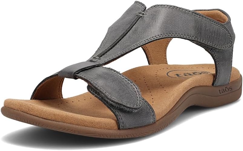 The Show Premium Leather Women's Sandal - Experience Everyday Style, Comfort, Arch Support, Cooling Gel Padding and an Adjustable Fit for Exceptional Walking Comfort