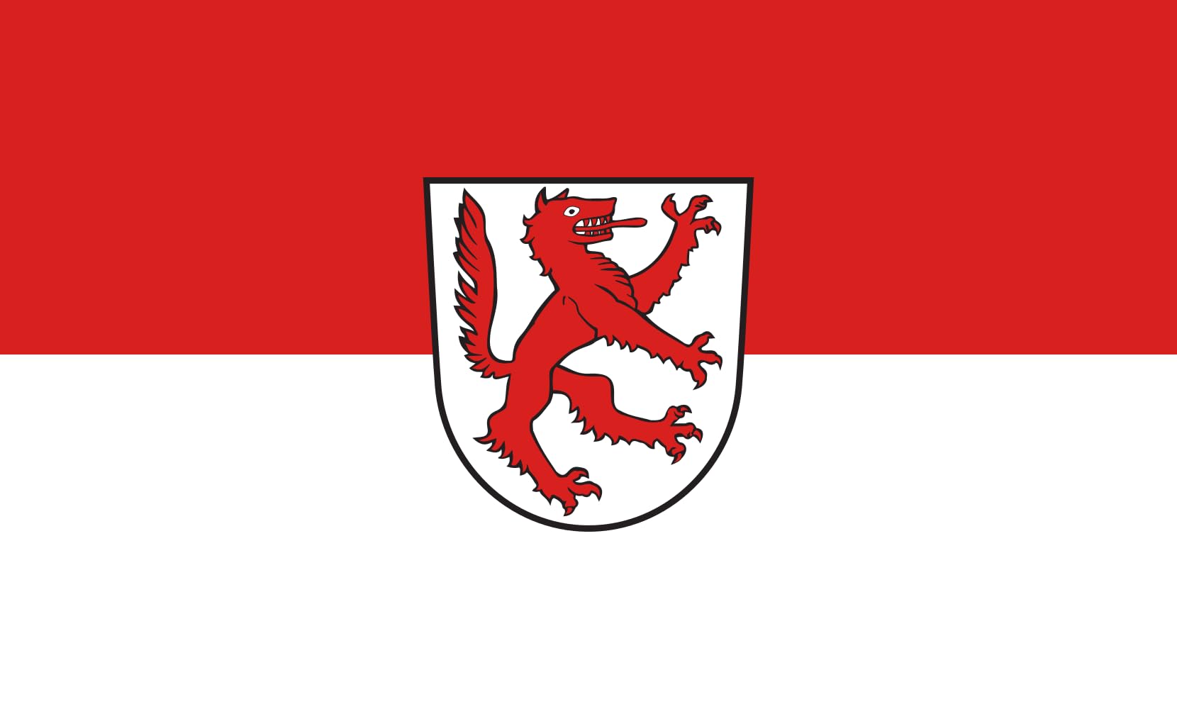 Drapeau paysage Untergriesbach M 1.35m² grand pavillon horizontal extérieur