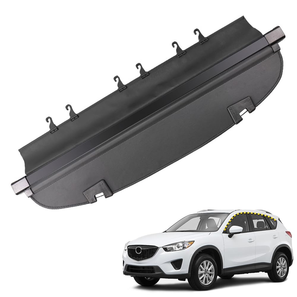 Cache-bagages rétractable pour Mazda CX-5 bâche de coffre robuste anti-UV