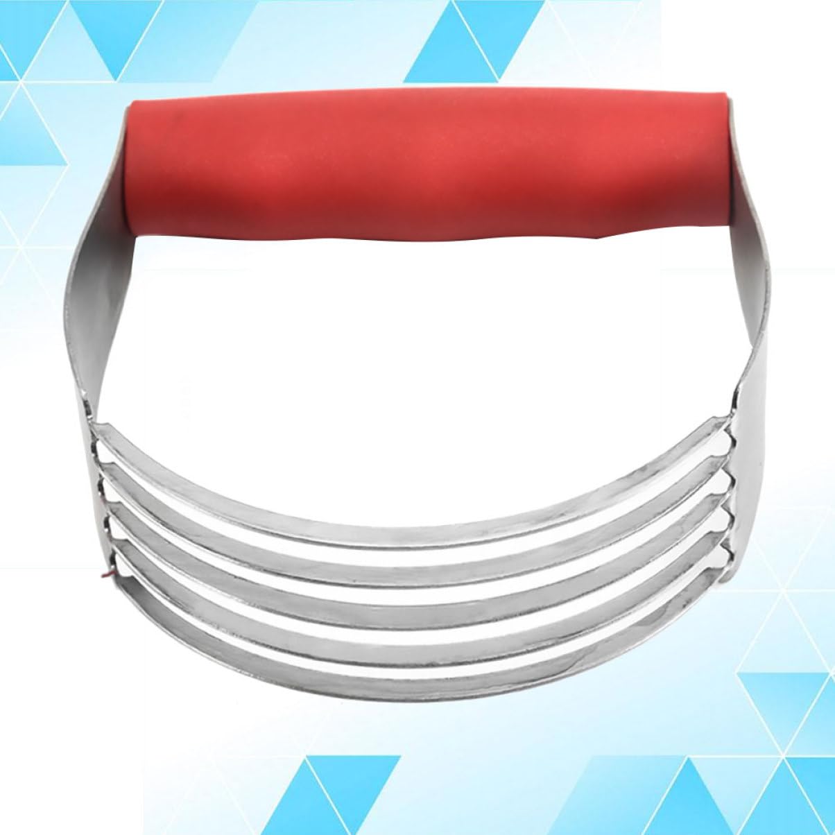 OKUMEYR Stainless Steel Pastry Cutter and Mixer Manual Cream Mixer for Baking for Mixing Eggs and Marinades Easy to Clean and Kitchen Gadget