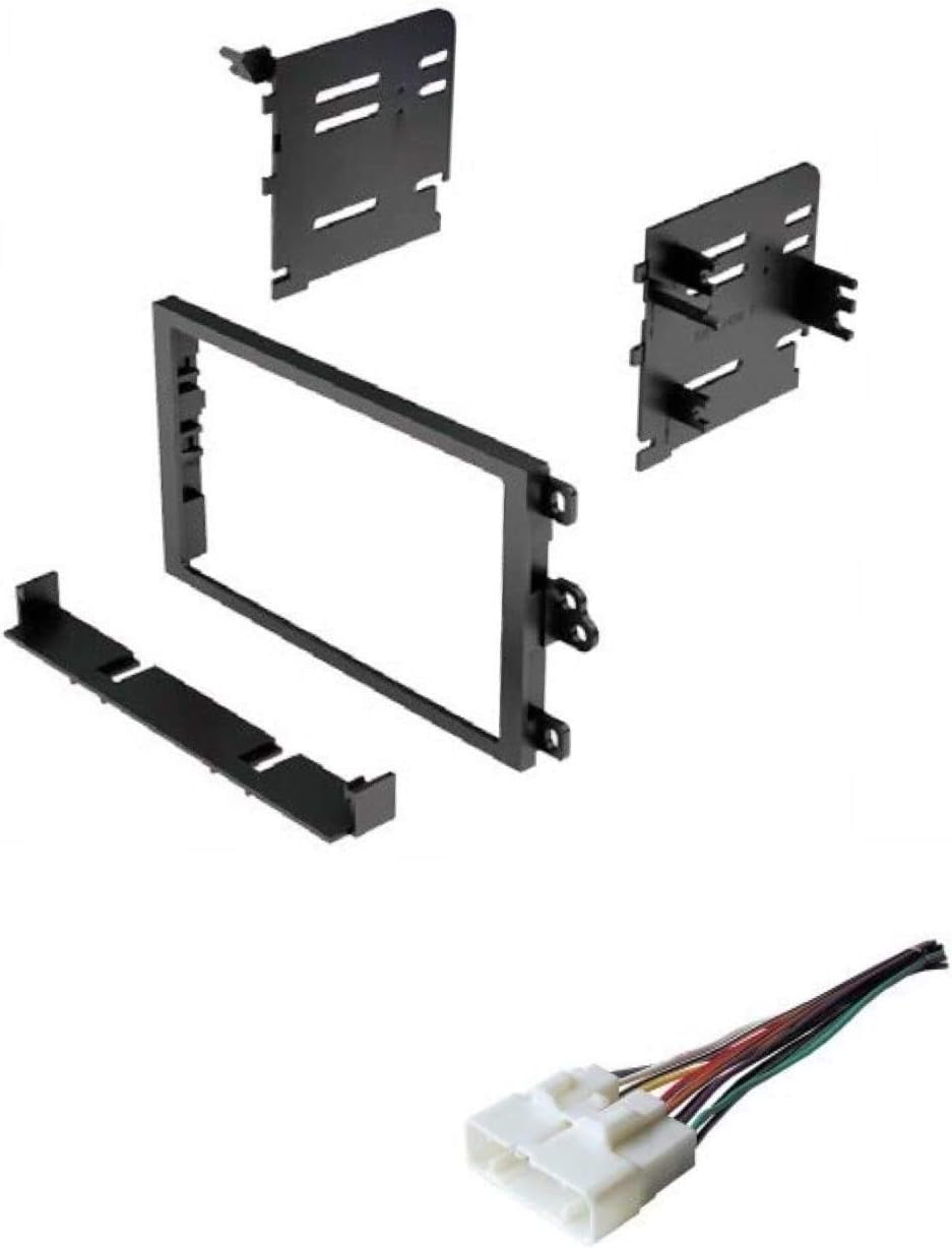 ASC Car Stereo Install Dash Kit and Wire Harness to Install an Aftermarket Double Din Radio for Some 1998-2002 Honda Passport, 1998-2000 Isuzu Amigo, 1998 1999 2000 2001 2002 2003 2004 Isuzu Rodeo