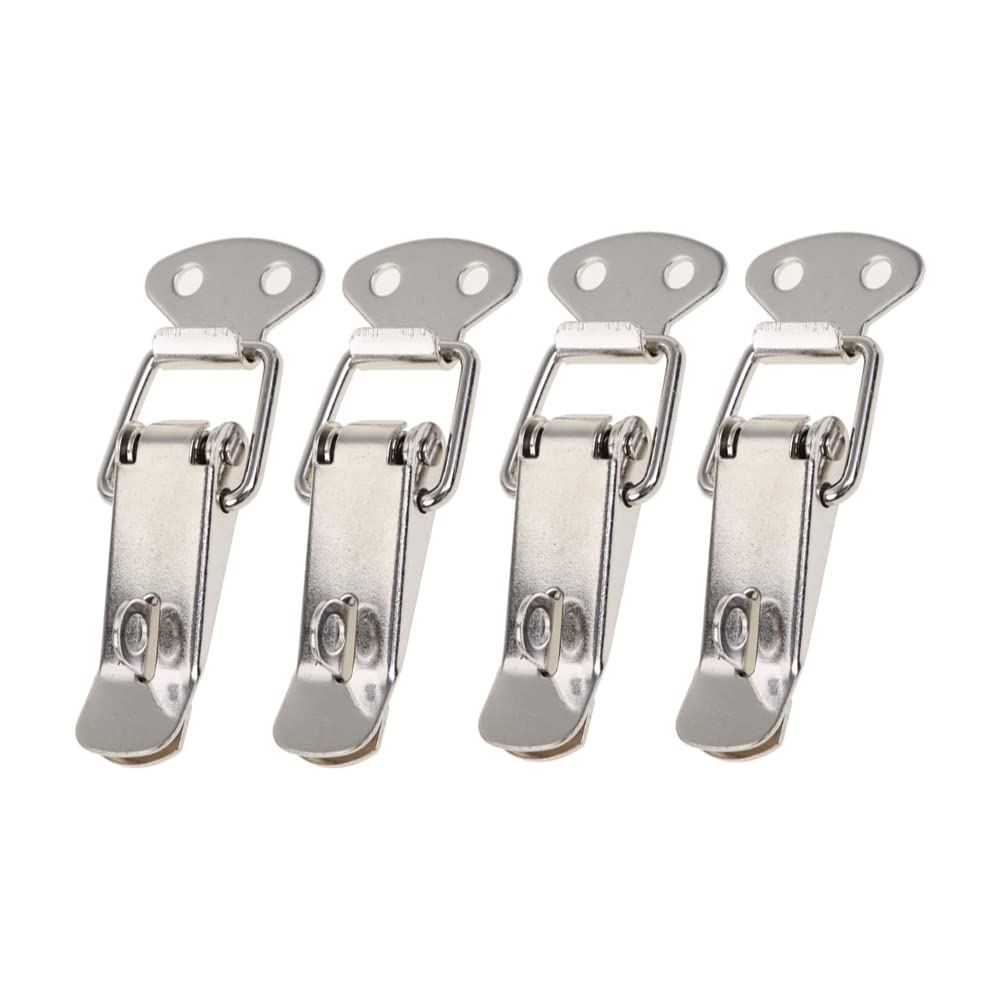 Buy LANMOK 12 Sets Spring Loaded Toggle Latches Stainless Steel Catch Clamp Clips Furniture Hardware Toggle Switch Hasp Clamps For Case Toolbox Drawer Chest Trunk Cabinet Closet Lockers