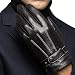 Harrms Best Luxury Touchscreen Italian Nappa Leather Gloves for men's Texting Driving Cashmere Lining (2XL-9.8"(US Standard Size), BLACK(Cashmere Lining ))