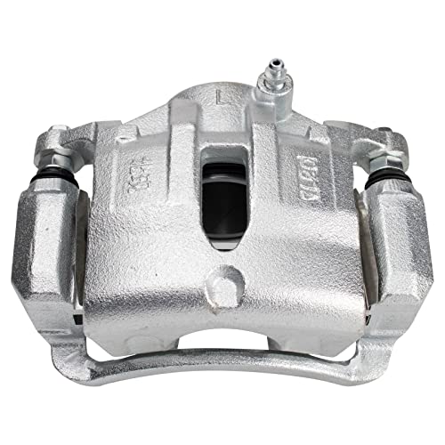 Image of TRQ Front Left Brake Caliper w /Bracket Drivers Side
