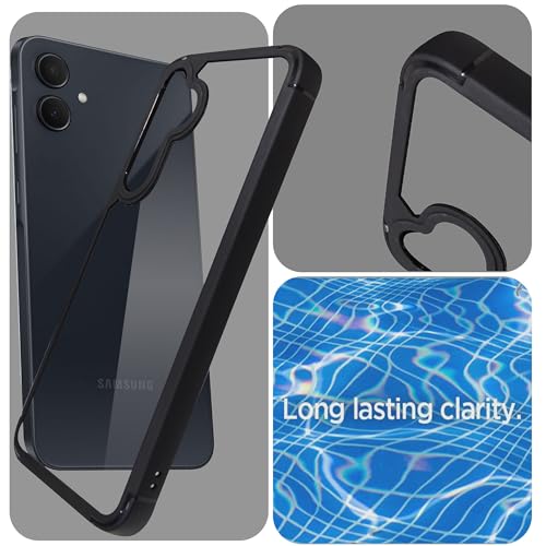 Image of A rtistque Hard Clear Back Cover Case for Samsung Galaxy A06 | Shockproof TPU | Acrylic Armor | Stylish Protective Design - Transparent