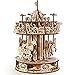 UGEARS Carousel Wooden Mechanical 3D Model Self-Assembling Craft DIY Kit Adult and Teens Puzzle Gift