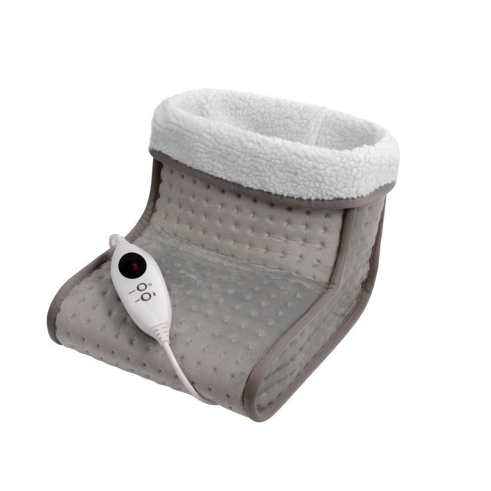 Daewoo Electric Foot Warmer - Grey - 6 Heat Settings