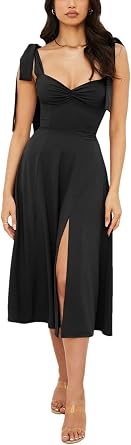 DbdkejjWomens Sexy Slip Dress Printed Lace Irregular A-Line Club Dress