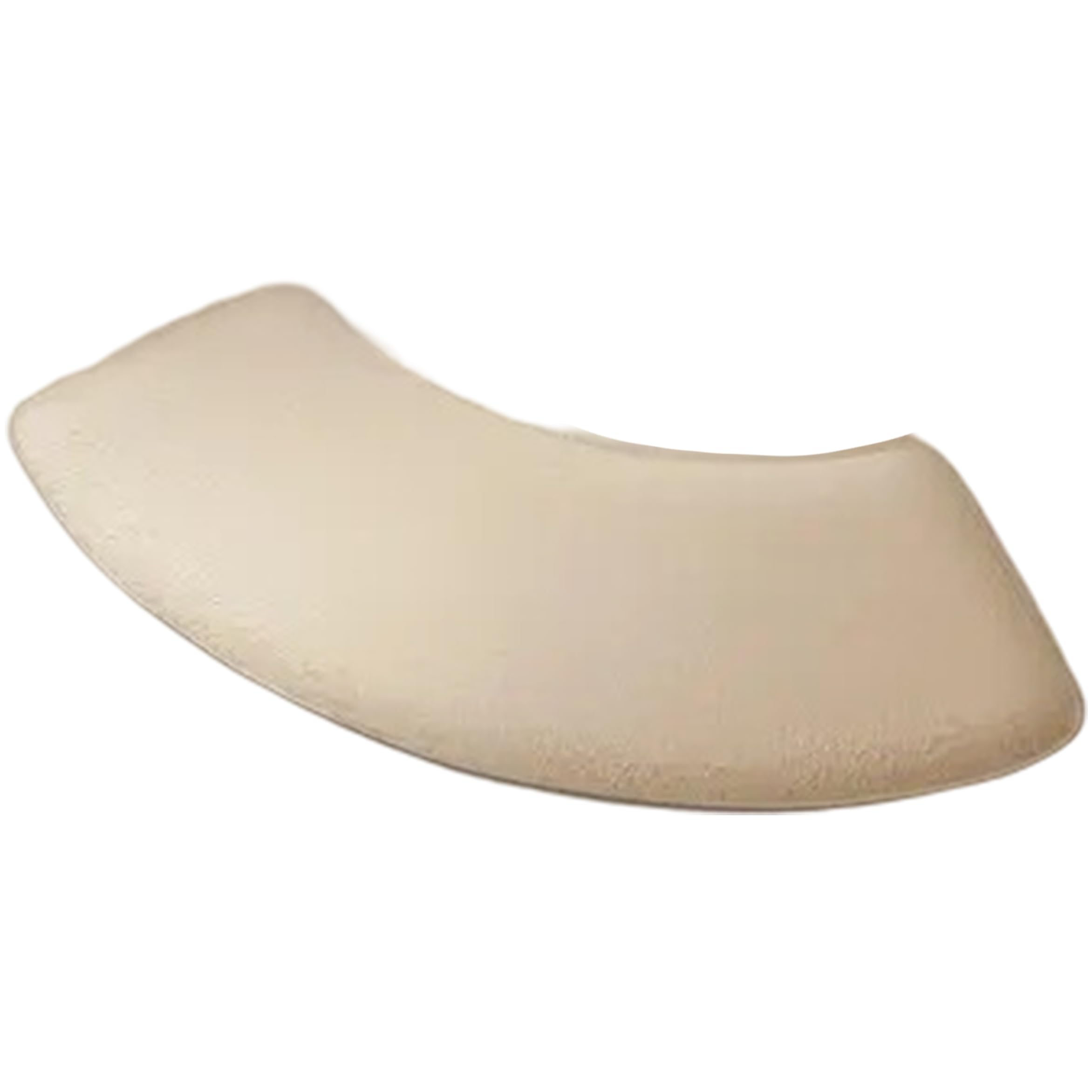 PithCogent Curved Bath Mat, Corner Rug, Curved Bath Mat Fast Absorbent Non-slip Diatomite for Rv Home Hotel Bathroom, 16x24inch, Beige