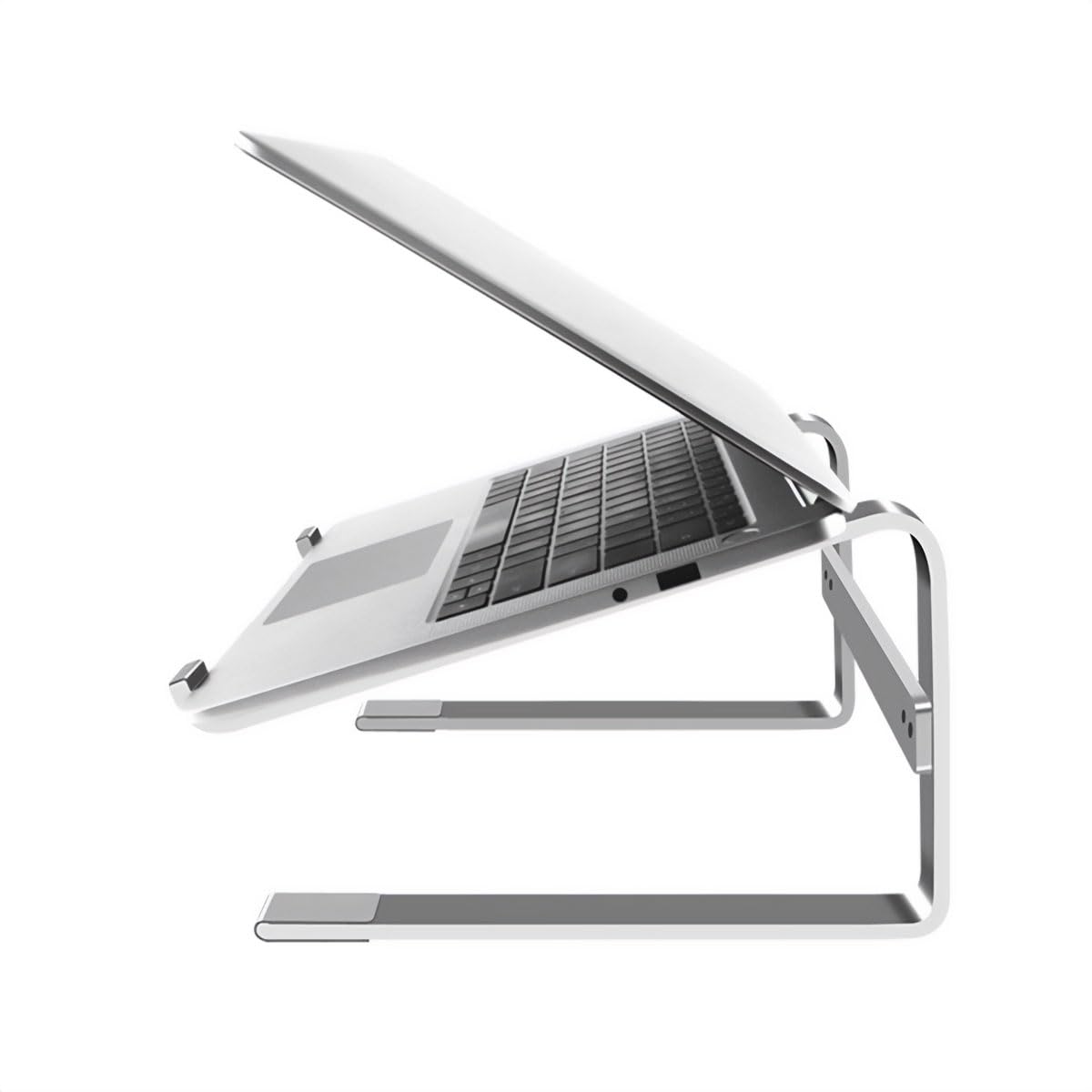 MMOBIEL Supporto Alto per Laptop - Supporto per Laptop da 10 a 18 Pollici - Ventilato Universale da Scrivania Compatibile con MacBook, ASUS, Acer e Altro – Alluminio