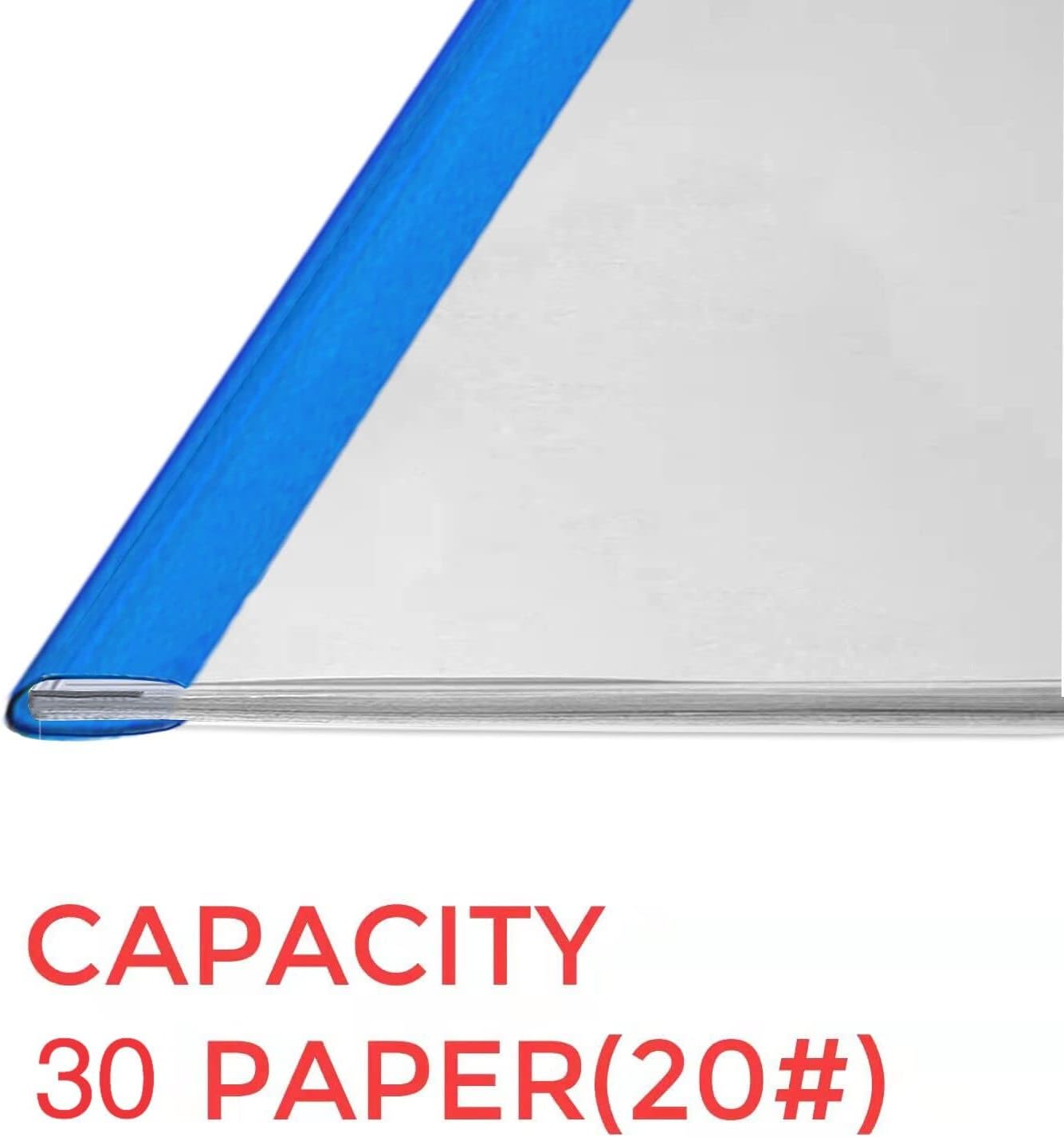 Buy TOTiyea 40 Pack Clear Report Covers with Sliding Bars, 7mm ( 30