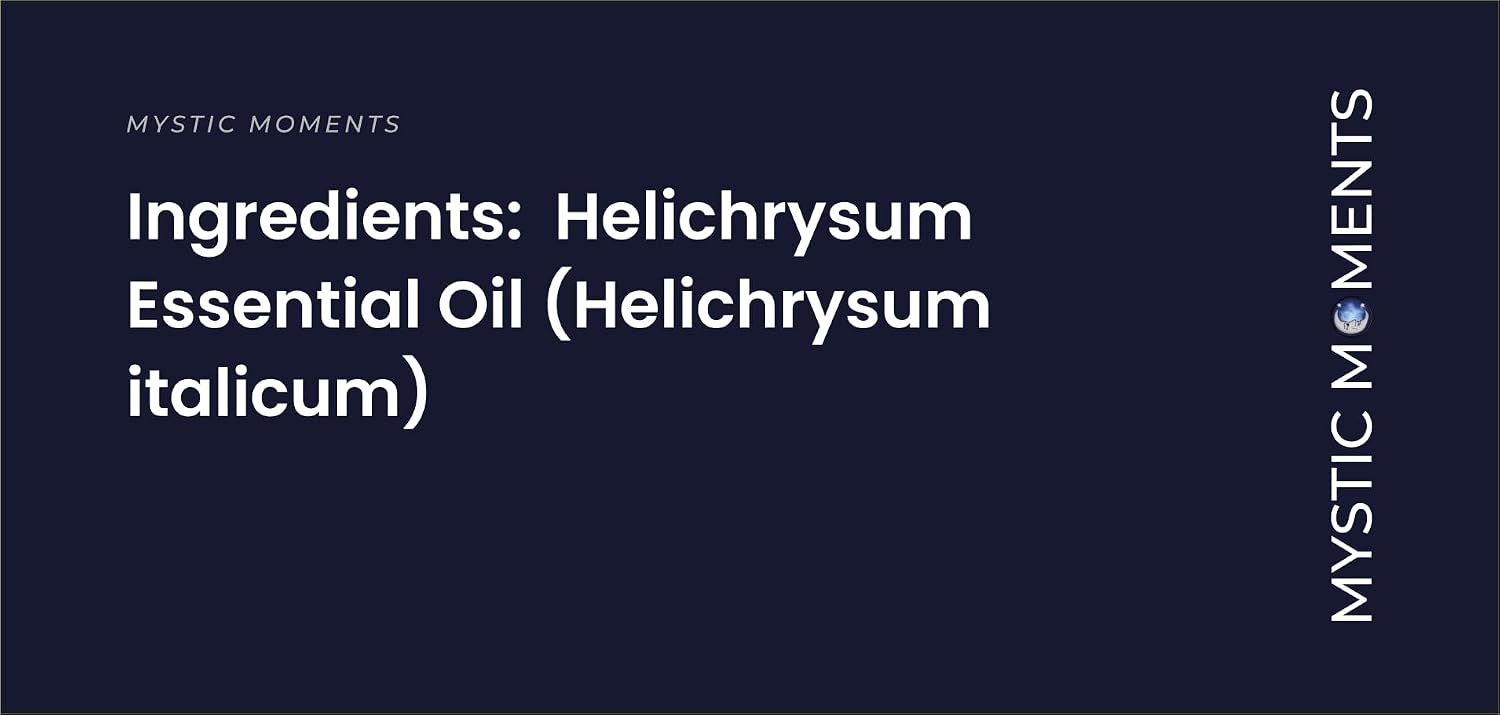 Mystic Moments | Helichrysum Organic Essential Oil - 10ml - 100% Pure