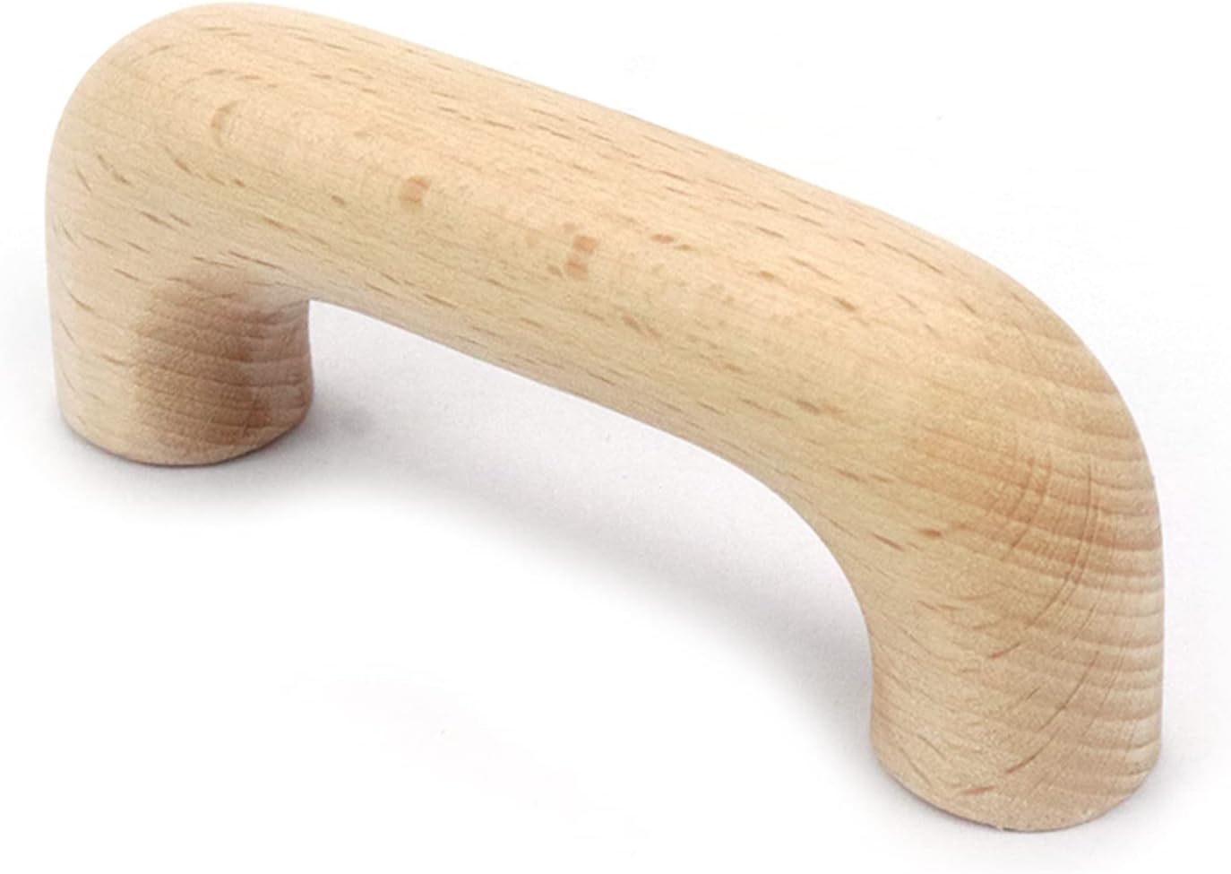 Quluxe 2-1/2" Hole Centers Wood Unfinished Drawer Knobs Pulls Handles, Kitchen Cabinets Furniture Dresser Wardrobe Cupboard Drawer Knobs Pulls Handles (Pack of 10)