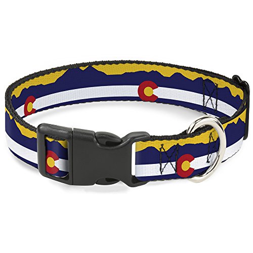 Buckle-Down Colorado Flag Mountain Collar