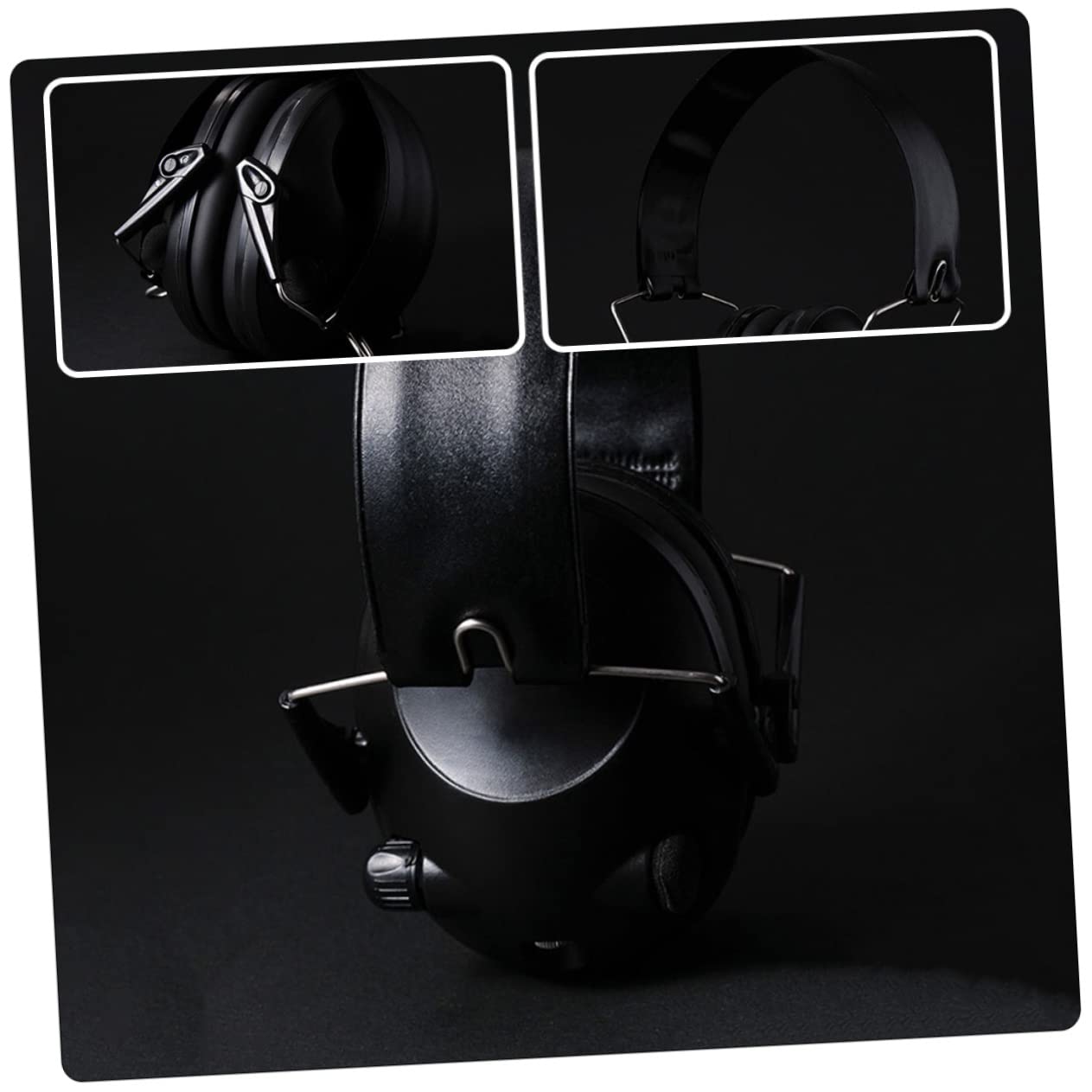 Protection Auditive Noire 21 Db en Abs Arceau Réglable