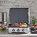 Cuisinart Griddler Indoor Grill, Panini Press, Sandwich Maker & More, 5-in-1 Grilling, Dishwasher-Safe Nonstick Cooking Plates, GR-4NNAS, Stainless Steel
